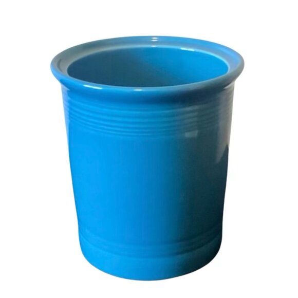 Fiesta Retired Peacock Blue Large Canister (No Lid) - Picture 1 of 8